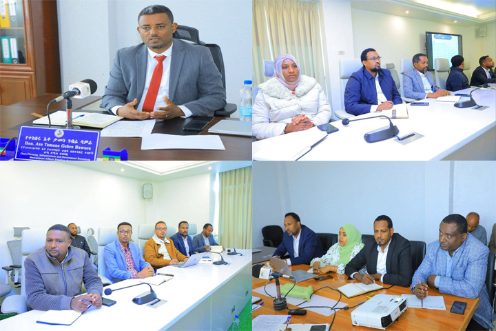 የማዕከላዊ ኢትዮጵያ ክልል ህዝብ ተወካዮች ምክር  ቤት የአስፈጻሚ አካላት የበጀት ዓመቱን ዕቅድ አፈጻጸም እየገመገመ ነው።
